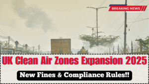 UK Clean Air Zones Expansion 2025 – Full City List & Penalty Charges